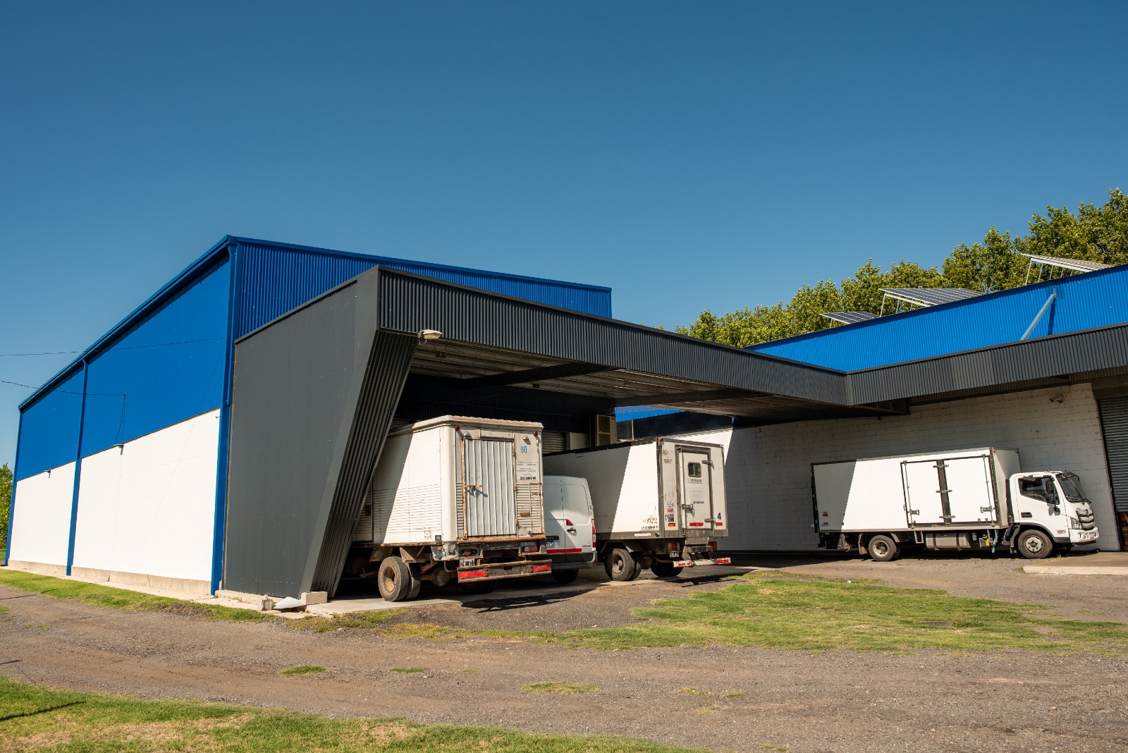 Galpón realizado por Hintech
